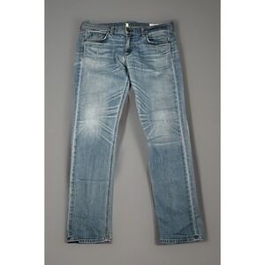 Rag & Bone The Dre Slim Jeans Womens 32 Langside Light Wash Stretch Denim